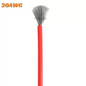 Dây Điện Silicon Mềm Màu Đỏ 20AWG